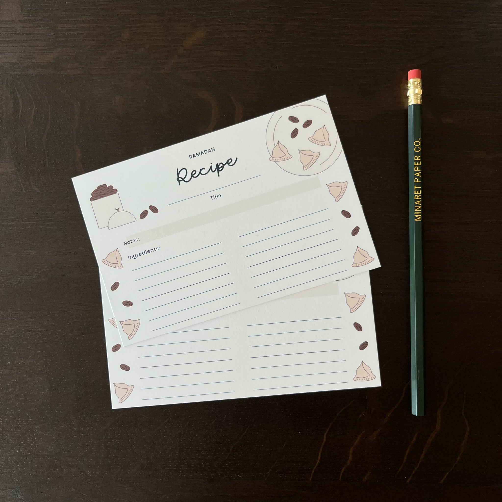 Ramadan Recipe Cards