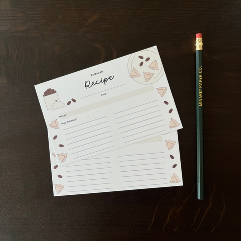 Ramadan Recipe Cards