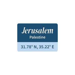 Jerusalem Coordinates