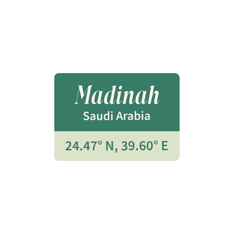 Madinah Coordinates