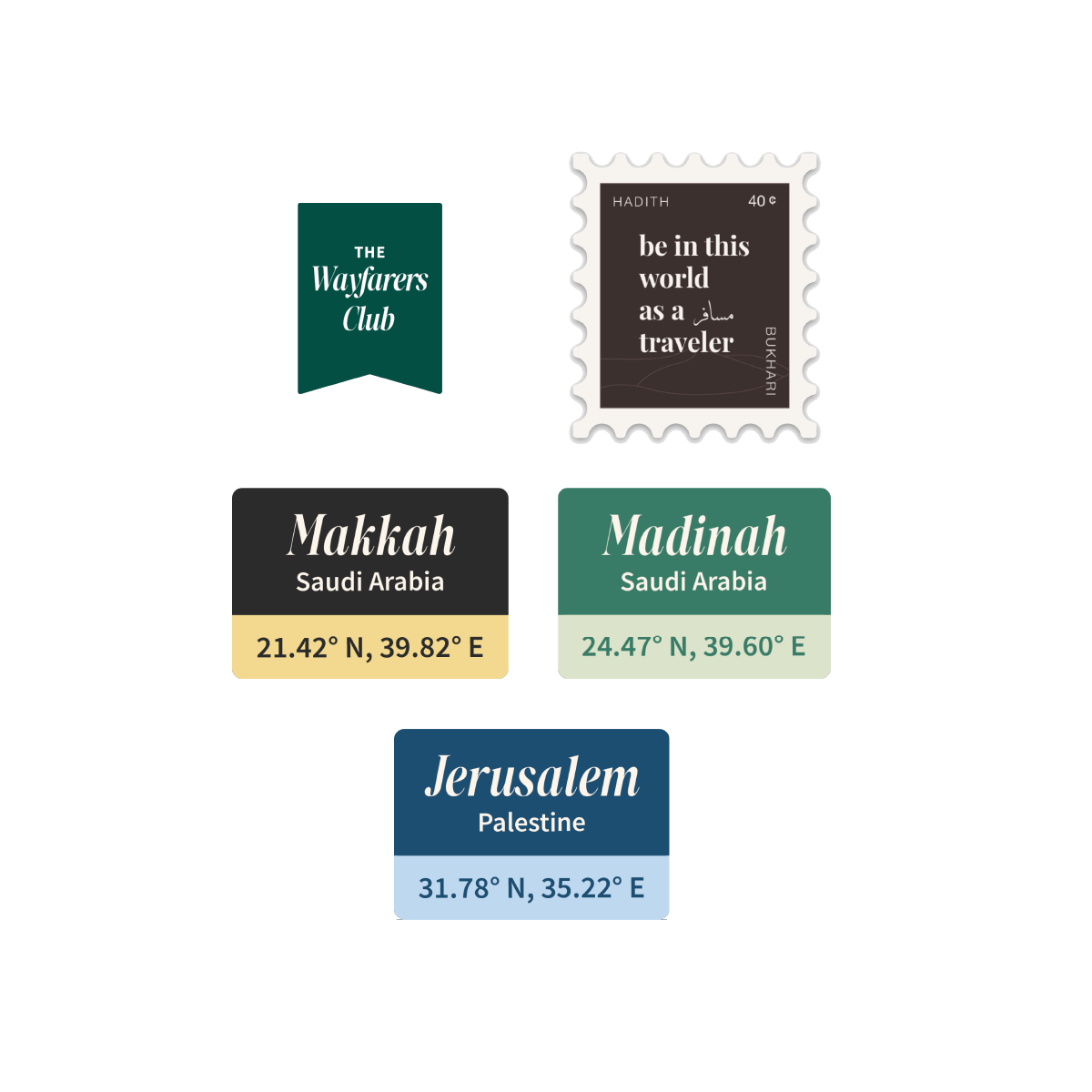 Wayfarers Club Sticker Pack