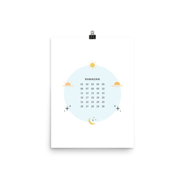 Ramadan Calendar Print